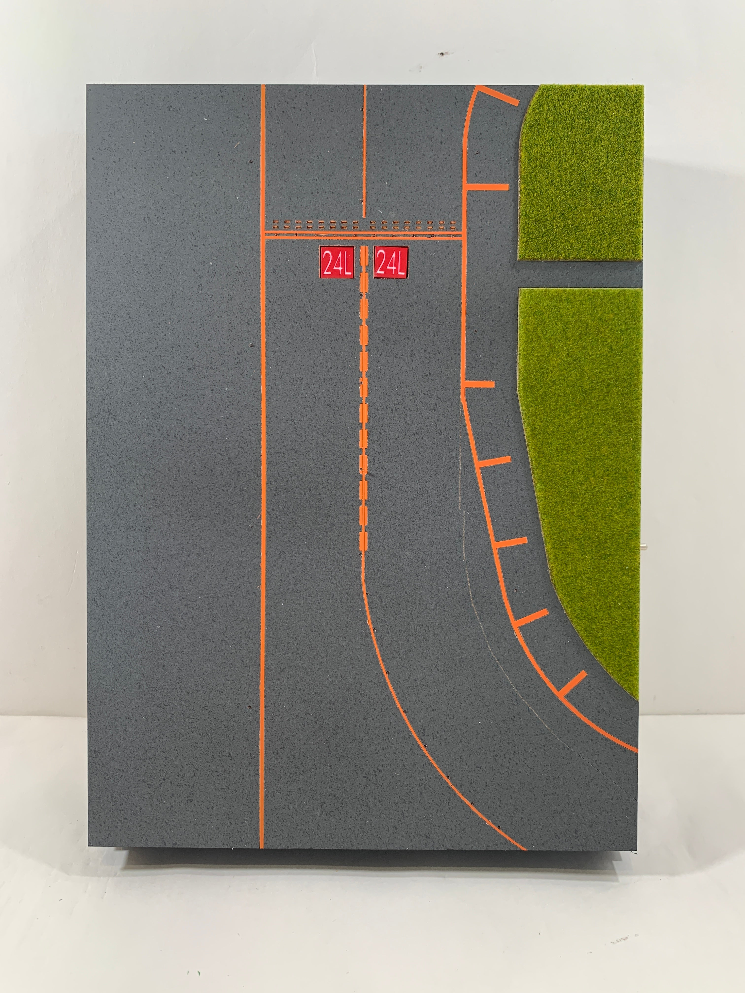 Roteiro跑道關西國際機場B跑道RWY24L RHP/左側透視模型光纖內建照明套裝
