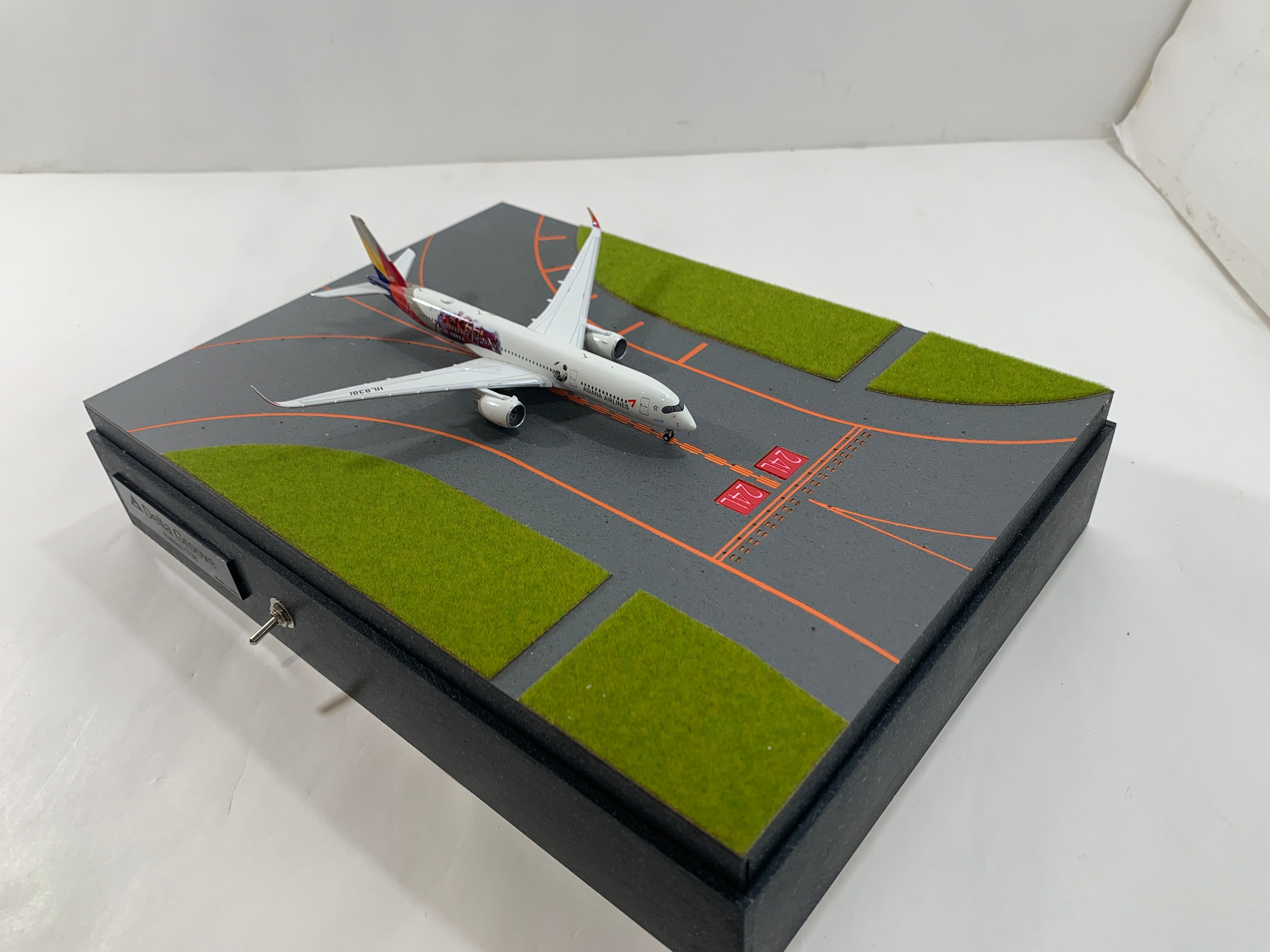Roteiro跑道關西國際機場B跑道RWY24L RHP/右側透視模型光纖內建照明套裝