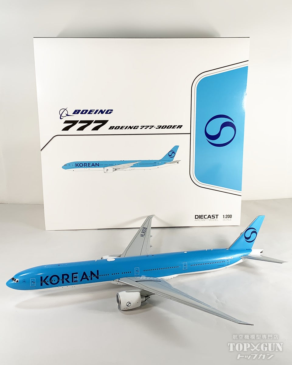 値下げ　B777-300ER　完成記念メダル　ボーイング　激レア　航空ファン必見 JC Wings B777-300ER 大韓航空 新塗装 HL8008 1/200 [SA2090]