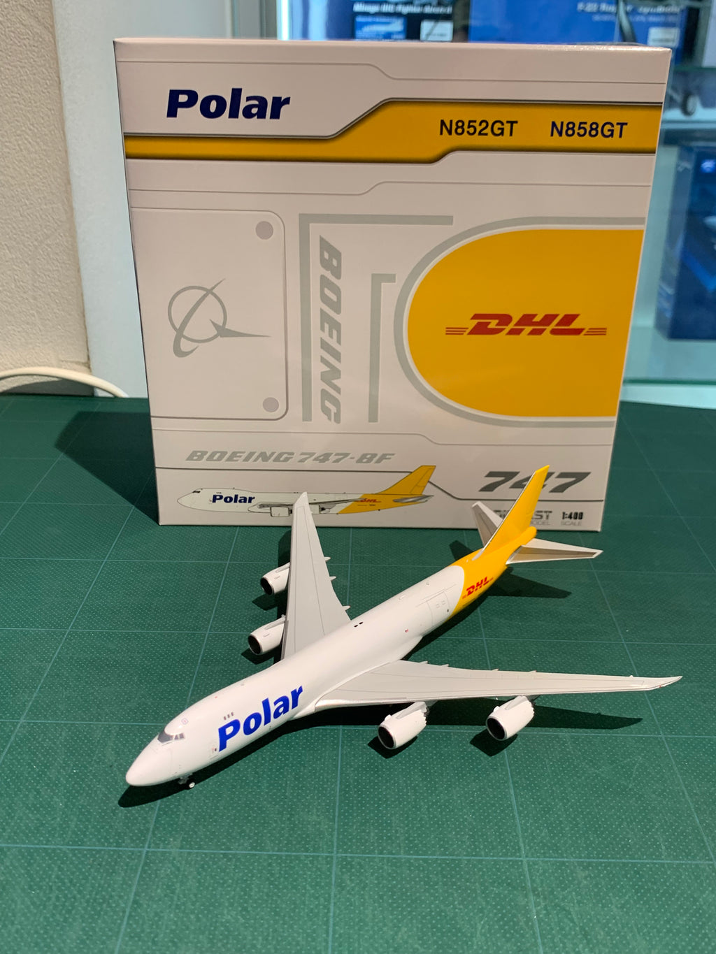Polar 747-8F ポーラー DHL ボーイング 貨物機 jc wings for JC Wings for Polar Air Cargo for DHL for Boeing 747-8F