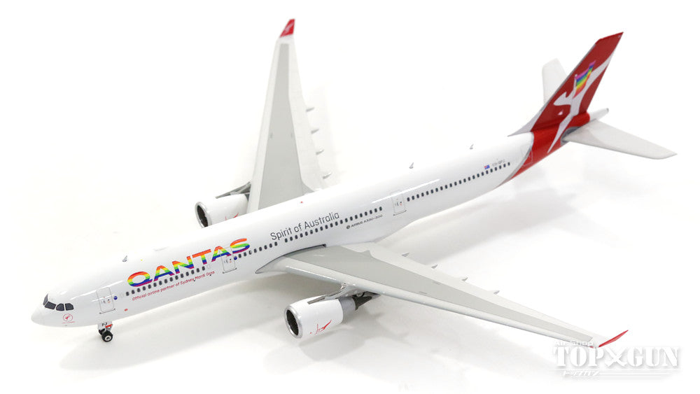 400 A330-303 カンタス レインボー 国際LGBTQ＋旅行協会