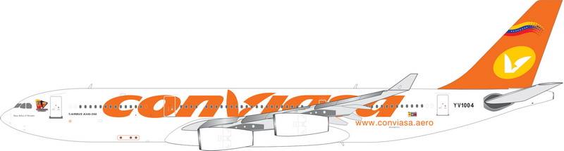 BIG-BUSモデル コンビアサ航空 A340-200 YV1004 1/400 Phoenix A340-200 コンビアサ YV1004 1/400 [11356]