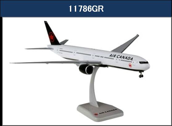 777-300ER（貨物型へ改修機） エア・カナダ （ランディングギア・スタンド付） 1/200 [11786GR]