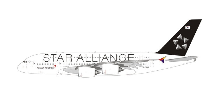 JA384A ANA A380スターアライアンス特別塗装 1 400モデル