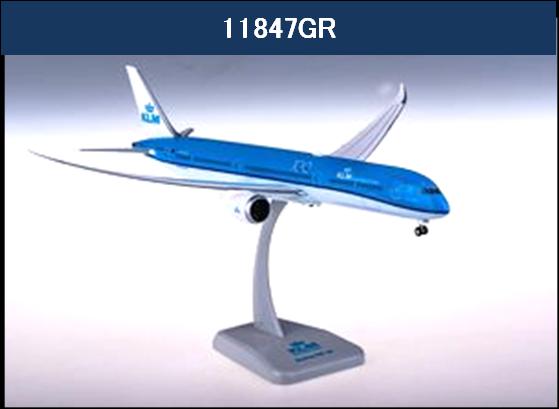 Hogan Wings 787-10 KLMオランダ航空 （Wifi用衛星アンテナ・ランディングギア・スタンド付） 1/200 [11847GR]