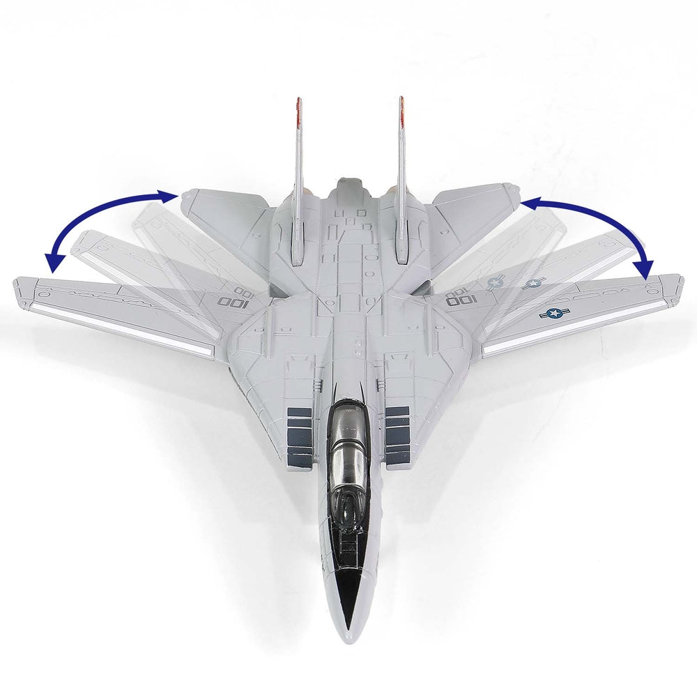 ザ・フライトデッキシリーズ アメリカ海軍 CVN-65空母エンタープライズ セクションA （F-14A 第41戦闘飛行隊「ブラックエイセス」付） 1/200 [55501]