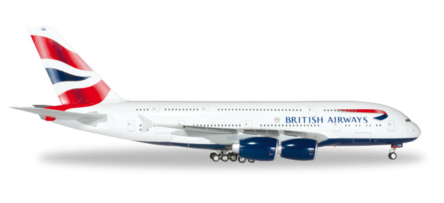Herpa Wings A380 ブリティッシュ・エアウェイズ G-XLEL 1/200 ※プラ製