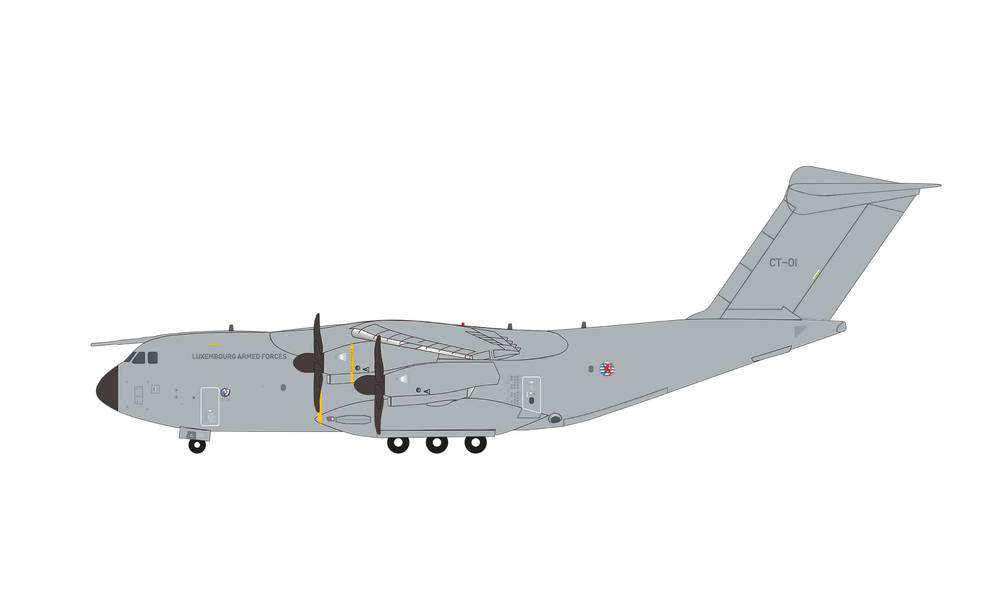 A400M ルクセンブルク陸軍航空隊（ベルギー陸軍） 第15空輸航空団 メルスブローク基地・ベルギー CT-01 1/200 [571722]