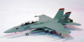 F/A-18F（複座型） アメリカ海軍 第41戦闘攻撃飛行隊 「ブラック・エイセス」 航空団司令（CAG）機 NH100 1/200 [6160]