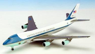 VC-25A（747-200）アメリカ空軍 大統領専用機 「エアフォースワン」 2番機 #29000 1/500 [9437]
