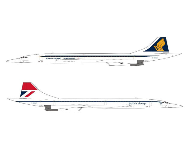 ARD Models コンコルド シンガポール航空 （ブリティッシュ