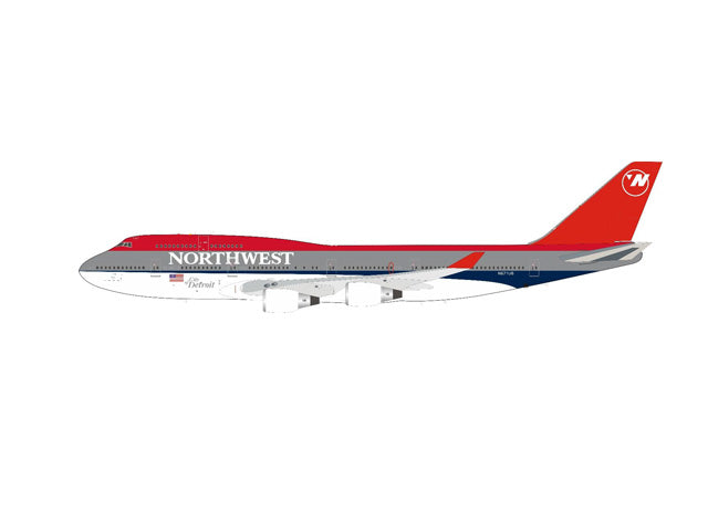747-400 ノースウエスト航空 「City of Detroit」 N671US 1/200 [B-744-NW-DETRO]