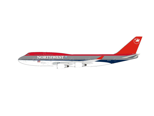 B-Models 747-400 ノースウエスト航空 「City of Shanghai」 N674US 1
