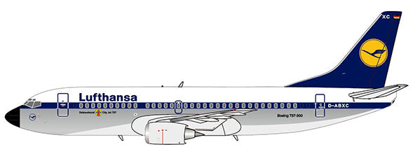 737-300 ルフトハンザ航空 "Polished" D-ABXC 1/400 [EW4733002]