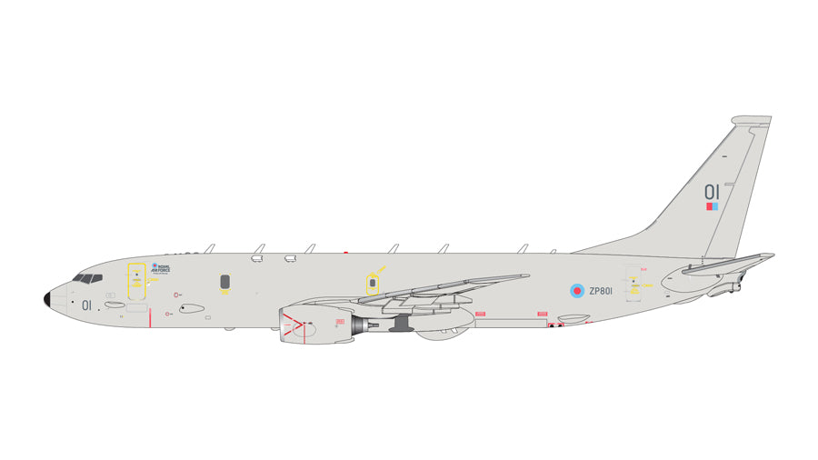 Gemini200 P-8A ポセイドン イギリス空軍 ZP801 1/200 [G2RAF899]