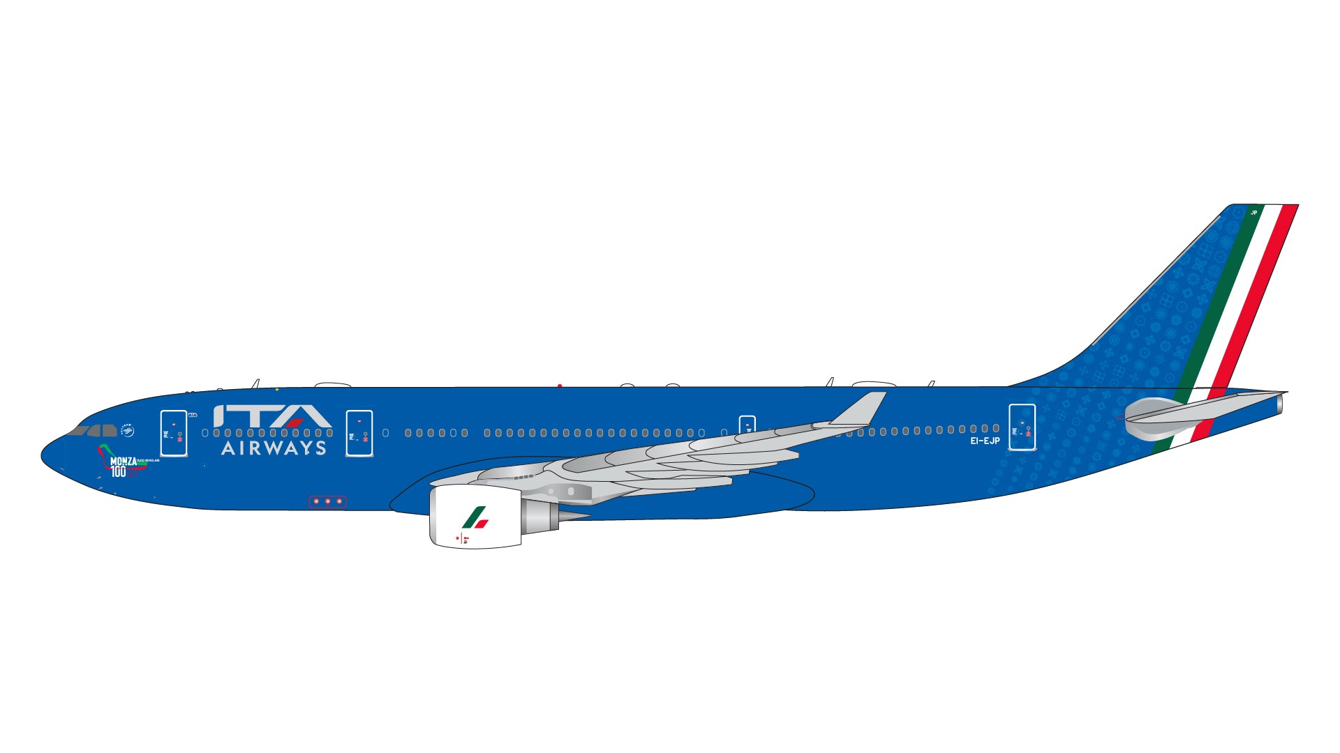 予約商品】A330-200 ITAエアウェイズ 「Autodomo Nazionale Monza 100」 EI-EJP 1/400