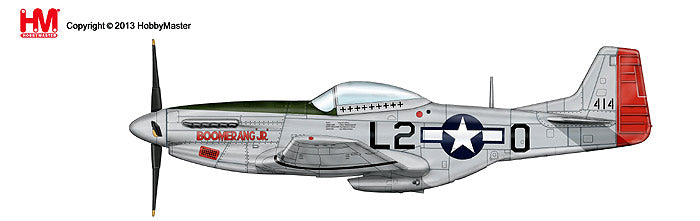 P-51Dマスタング アメリカ陸軍航空軍 第479戦闘航空群 第434戦闘飛行隊 アーサー・ジェフリー大佐機（本人サインスタンド付） 44年 1/48 [HA7723A]