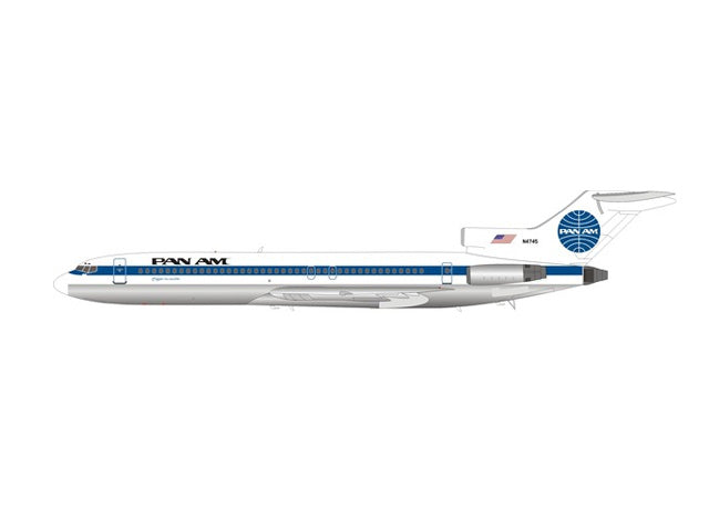 727-200 パンアメリカン航空 80年代 （スタンド付属） N4745 1/200 ※金属製 [IF7221117P]