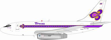 737-200 タイ国際航空 90年代 HS-TBE 1/200 [IF7320714]