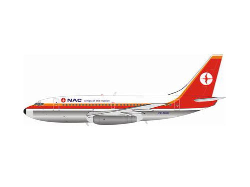 737-200 NACナショナル航空（ニュージーランド） 70年代 ポリッシュ仕上 ZK-NAK （スタンド付属） 1/200 ※金属製 [IF7370118PA]