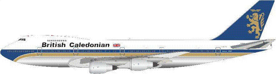 InFlight200 【予約商品】747-200 ブリティッシュ・カレドニアン航空
