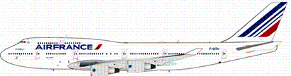 InFlight200 747-400 エールフランス F-GITH 1/200 [IF7440114AF]