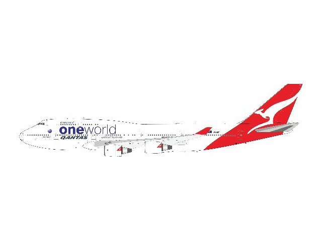 InFlight200 【予約商品】747-400 カンタス航空 「ワンワールド」塗装