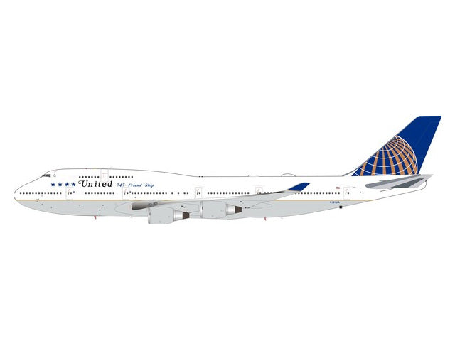InFlight200 747-400 ユナイテッド航空 レトロロゴ 「フレンド