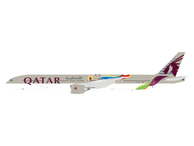 Qatar 777-300ER 1:200ギアは取り外し可能 - 航空機