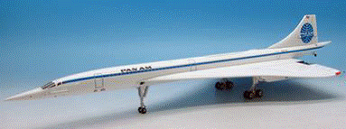 コンコルド パンアメリカン航空 想定塗装 N567PA （スタンド付属） 1/200 ※金属製 [IFCONC1215]