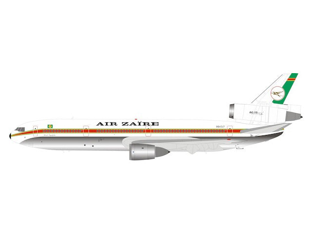 InFlight200 DC-10-30 Air Zaire 70s-80s Polished finish (stand