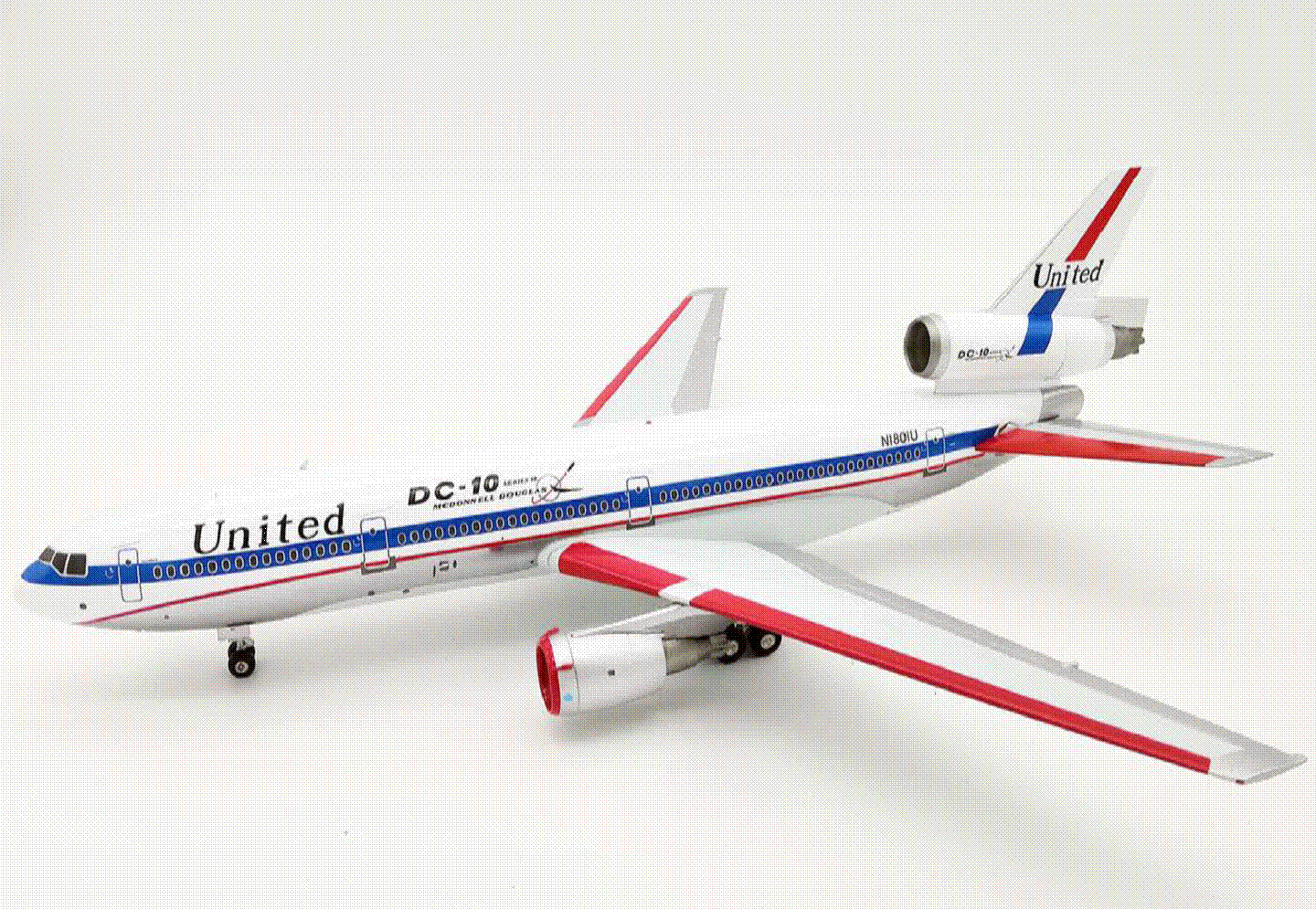 InFlight200 DC-10-10 ユナイテッド航空 71年頃 （スタンド付属