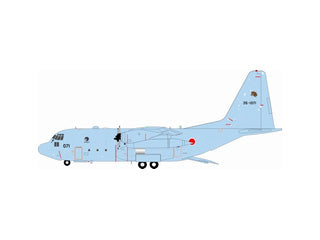 JFox Models C-130H 航空自衛隊 第401飛行隊 小牧基地 水色 （スタンド付属） #35-1071 1/200 ※金属製 [JF- C130-006