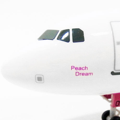 A320 ピーチ・アビエーション JA801P （1号機） Peach Dreamロゴ入り 1/150 ※プラ製 [MM15011]