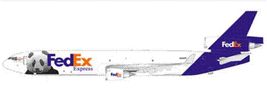 JC Wings MD-11F FedEx Panda Express Paint N583FE 1/200 [XX2283]