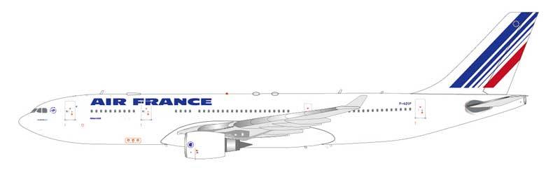 A330-200 エールフランス F-GZCP (スタンド付属) 1/200 ※金属製 [XX2362]