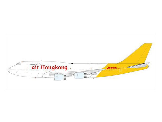 買い公式エアホンコン DHL B747-400BCF 1/200 Lysia オフィシャル モデル Air Hong Kong B-HUR 民間航空機