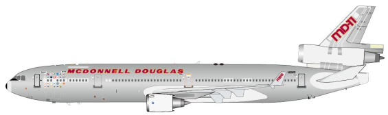 JC Wings MD-11 マクドネル社 ハウスカラー 90年 N111MD 1/400 [XX4668]