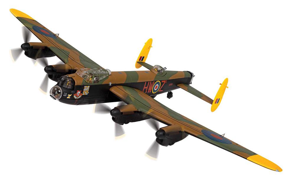 アブロ ランカスターB Mk.III イギリス空軍 第100飛行隊 ベルヒテスガーデン（ヒトラー別荘）空襲時 エルシャムウォルズ基地 45年4月25日 LM739/HW-Z(2) 1/72 [AA32627]