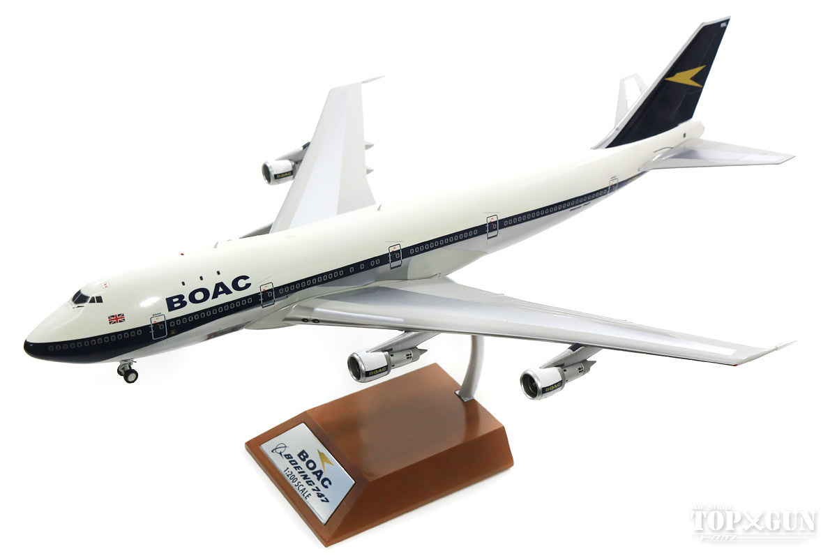747-100 BOAC G-AWNL ポリッシュ仕上 (スタンド付属) 1/200 [B-741-BOAC-NLP]