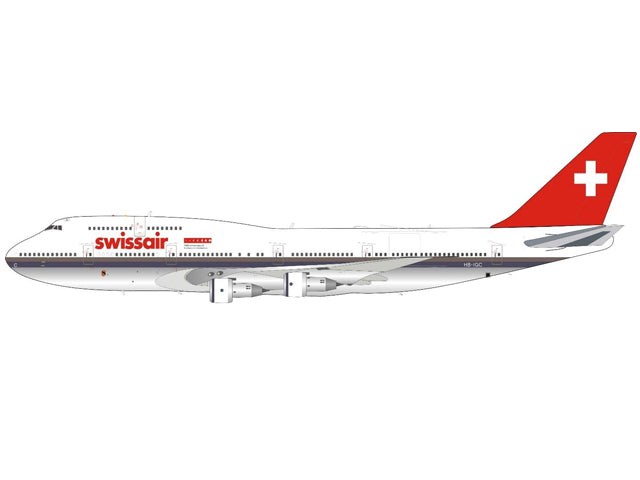 747-300 スイス・エア 1980-1990年代 ポリッシュ仕上 HB-IGC 1/200 [B-743-IGC-P]
