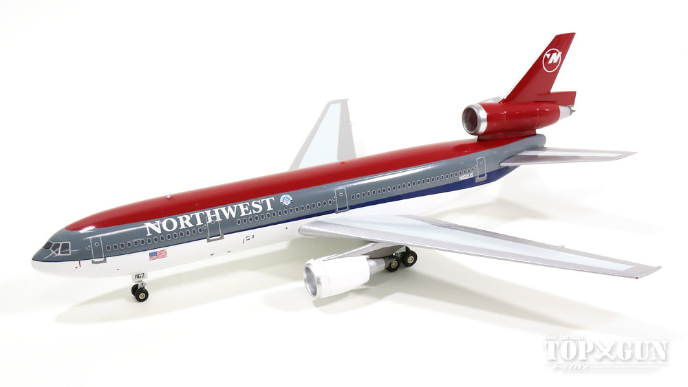 公式銀座マホガニー製完成品 1/100 ノースウェスト航空 DC-10-30 90年代塗装 民間航空機