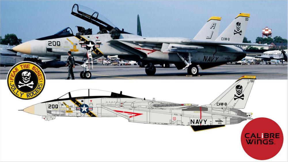 F-14A アメリカ海軍 第84戦闘飛行隊 「ジョリーロジャース」 162622 1/72 [CA72JR04]