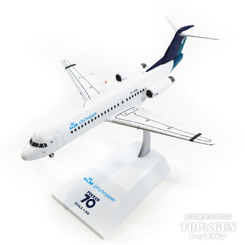 JC Wings Fokker 70 KLM Cityhopper (mixed with SilkAir paint) PH