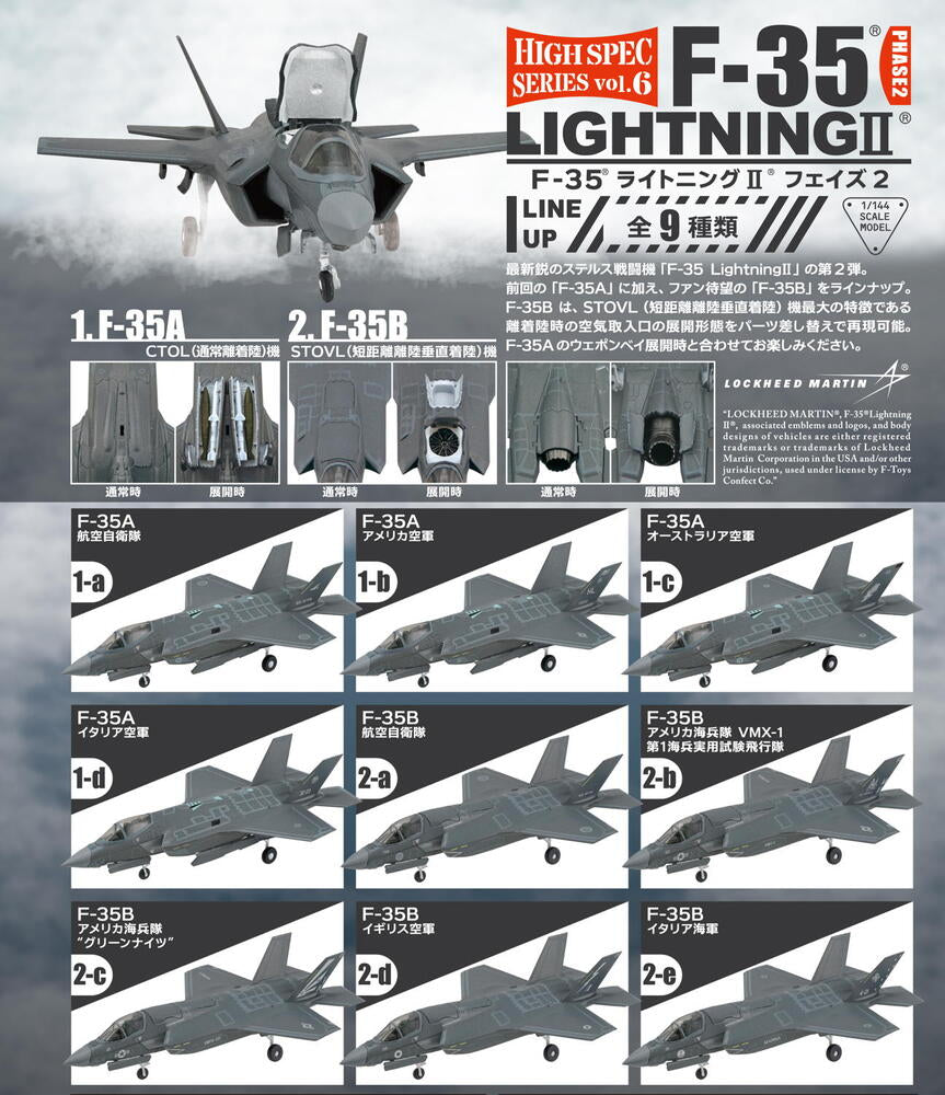 F-35 ライトニングⅡ フェイズ2 1/144 ※プラ製 [FT60604]