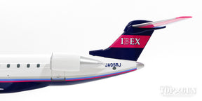 CRJ-700 IBEX アイベックス・エアラインズ（ギアなし・スタンド専用） JA05RJ 1/100 ※プラ製  [FW10006]