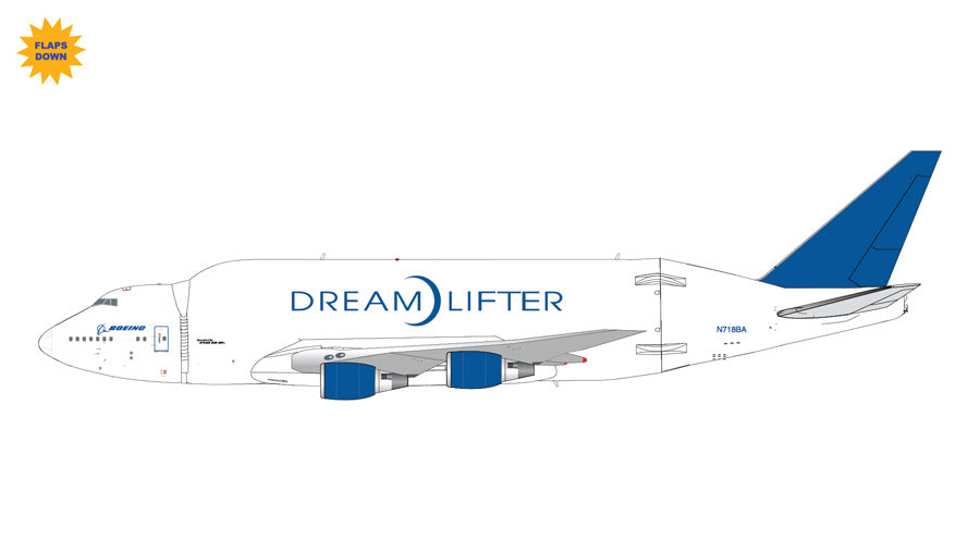 Gemini200 747-400LCFドリームリフター ボーイング社 ハウスカラー 