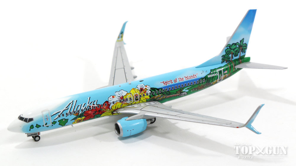 737-800sw （シミタールウイングレット装備機）アラスカ航空 特別塗装 「Spirit of the Islands」 N560AS 1/400 [GJASA1358]