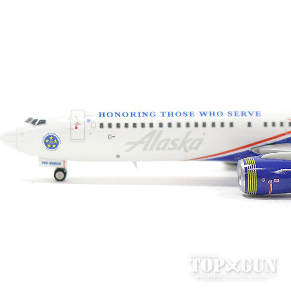 737-900ERsw アラスカ航空 特別塗装 「Honoring Those Who Serve（退役軍人顕彰）」 16年 N265AK 1/400 [GJASA1624]
