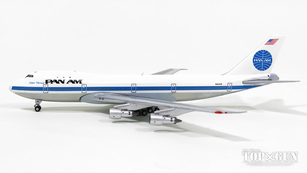 747-100 パンアメリカン航空 80年代中盤 太青帯 N652PA 「クリッパー・マーメイド」 1/400 [GJPAA1206]
